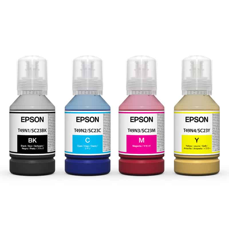 dye sublimation supplies, epson ultra chrome ds inks, cyan, magenta, yellow and black inks, dye sublimation supplies