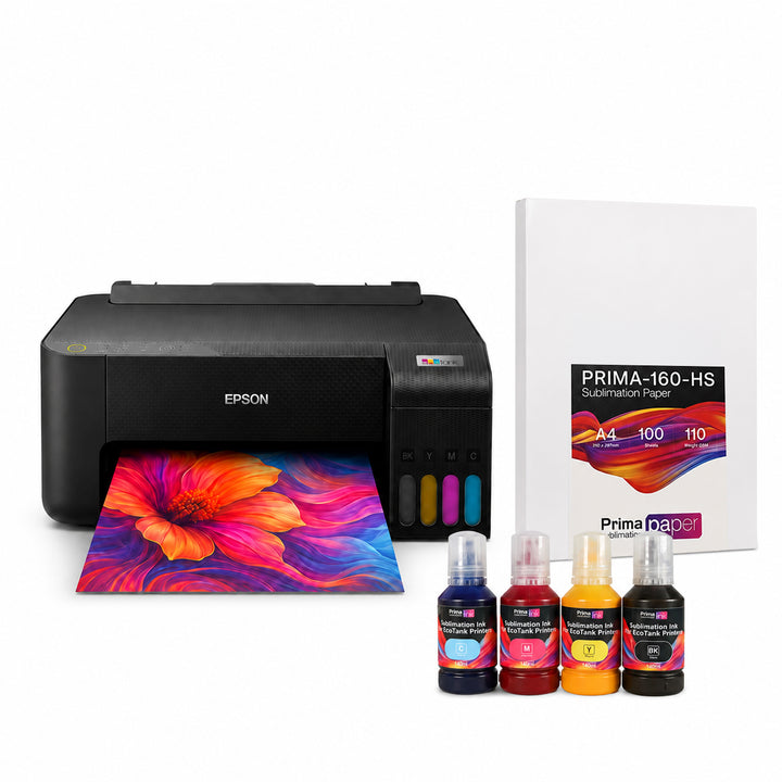 Epson EcoTank ET-1810 A4 Printer, Sublimation Starter Kit Bundle