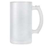 Frosted Sublimation Glass Beer Stein - 16oz (Pack of 2)