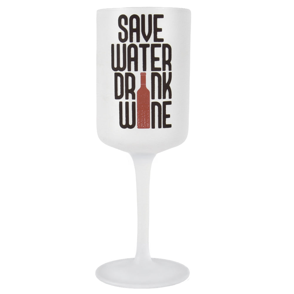 Frosted Sublimation Wine Glass