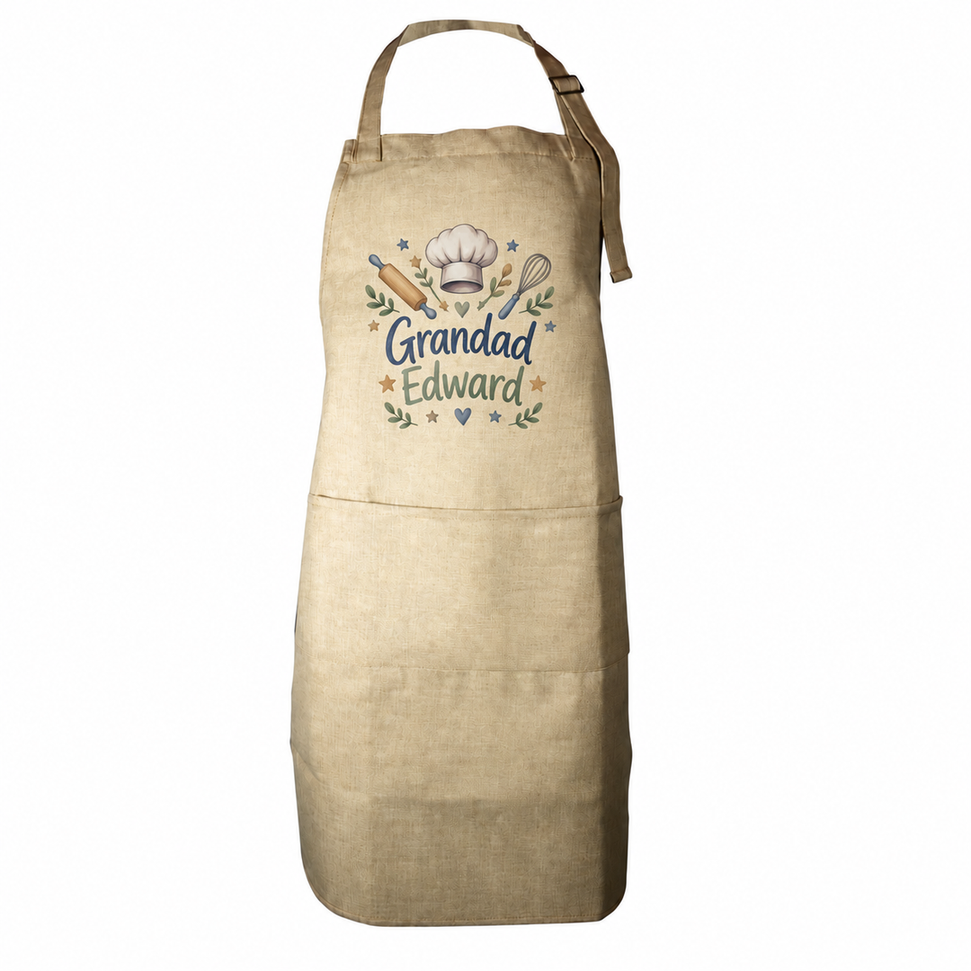 Faux  Burlap Apron