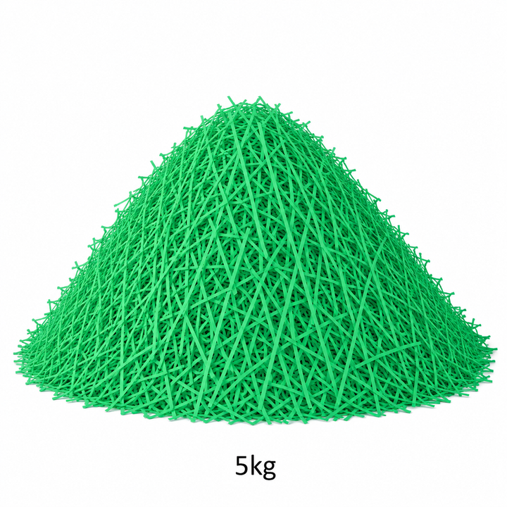 Green Shredded Paper
