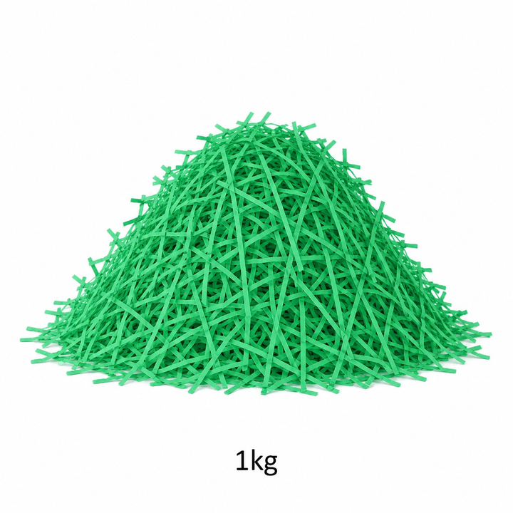 Green Shredded Paper