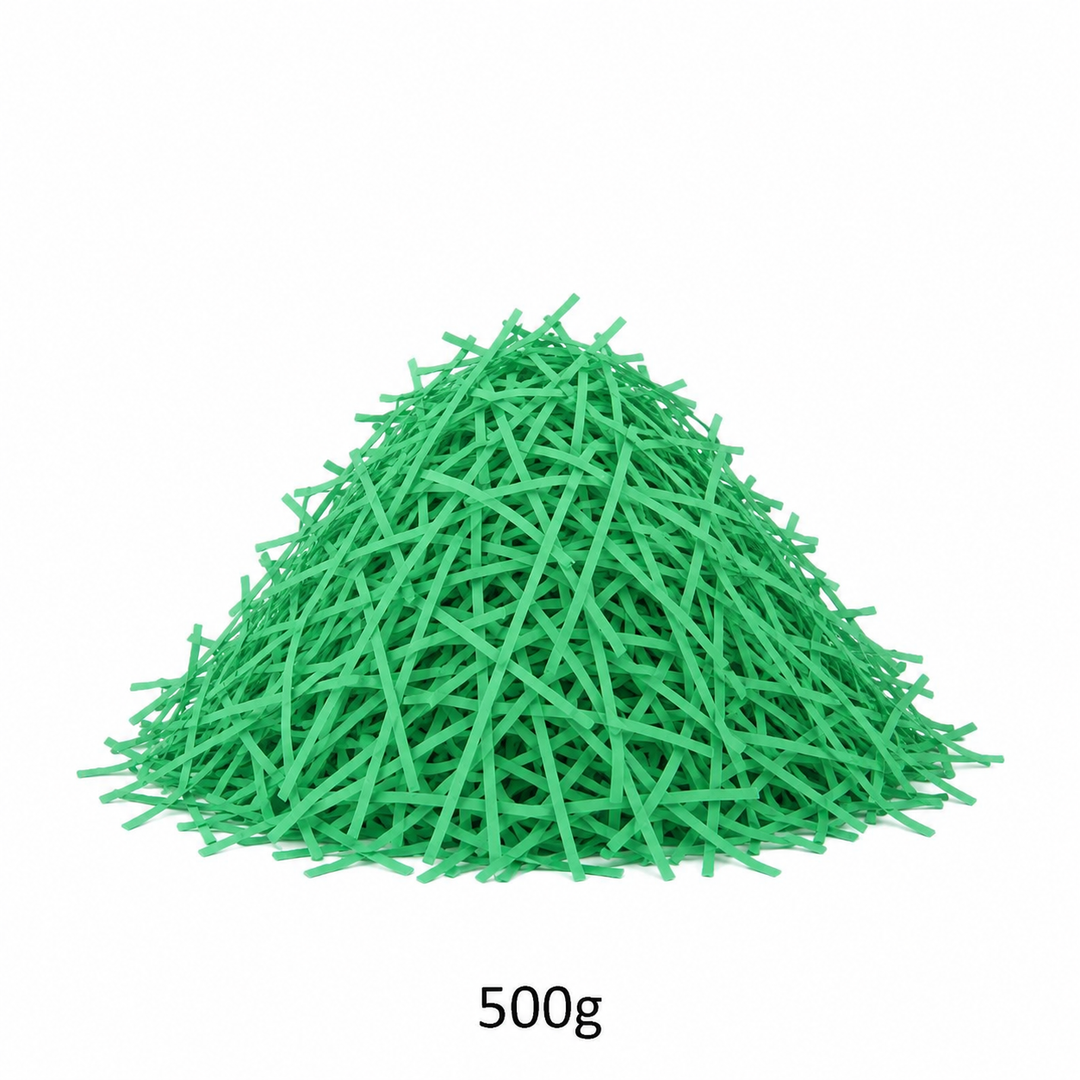 Green Shredded Paper