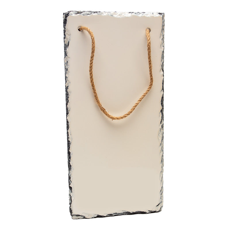 Small Rectangular Hanging Stone, Sublimation hanging stone, Rectangular Hanging Photo Slate