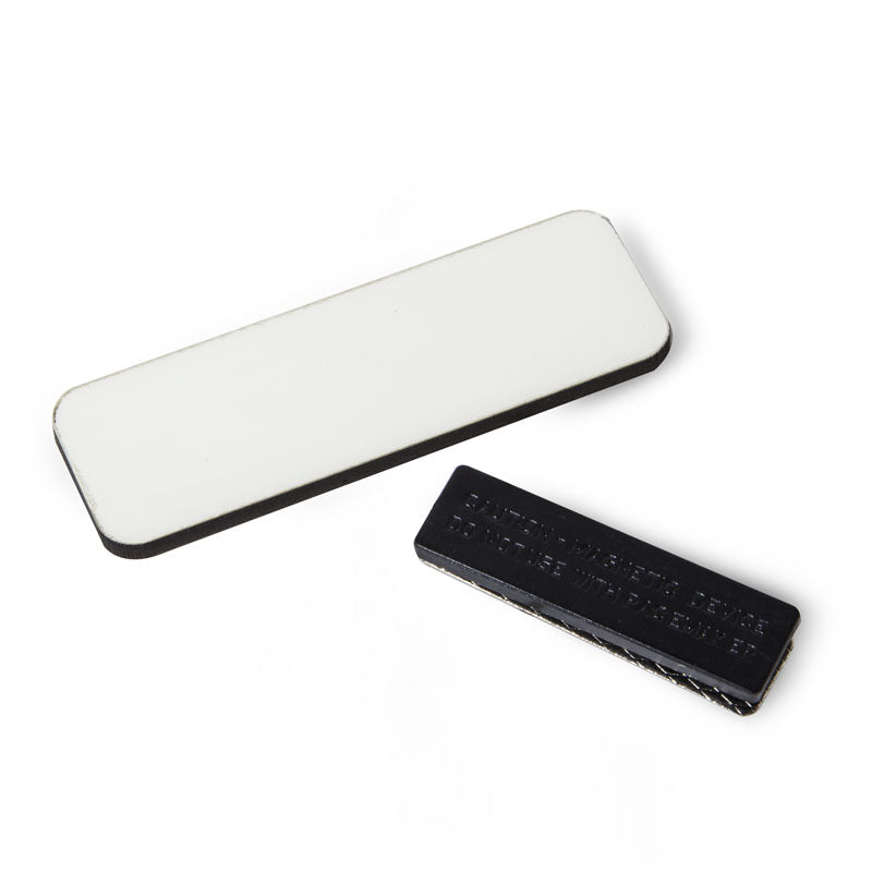sublimation name badge, dye sublimation name badge, magnetic name tag, sublimation badge