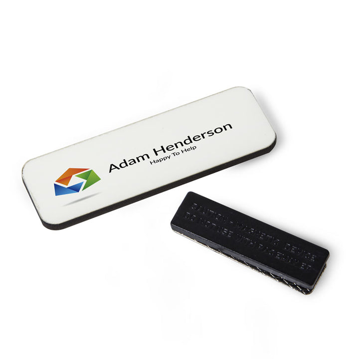 Small Rectangular Name Badge