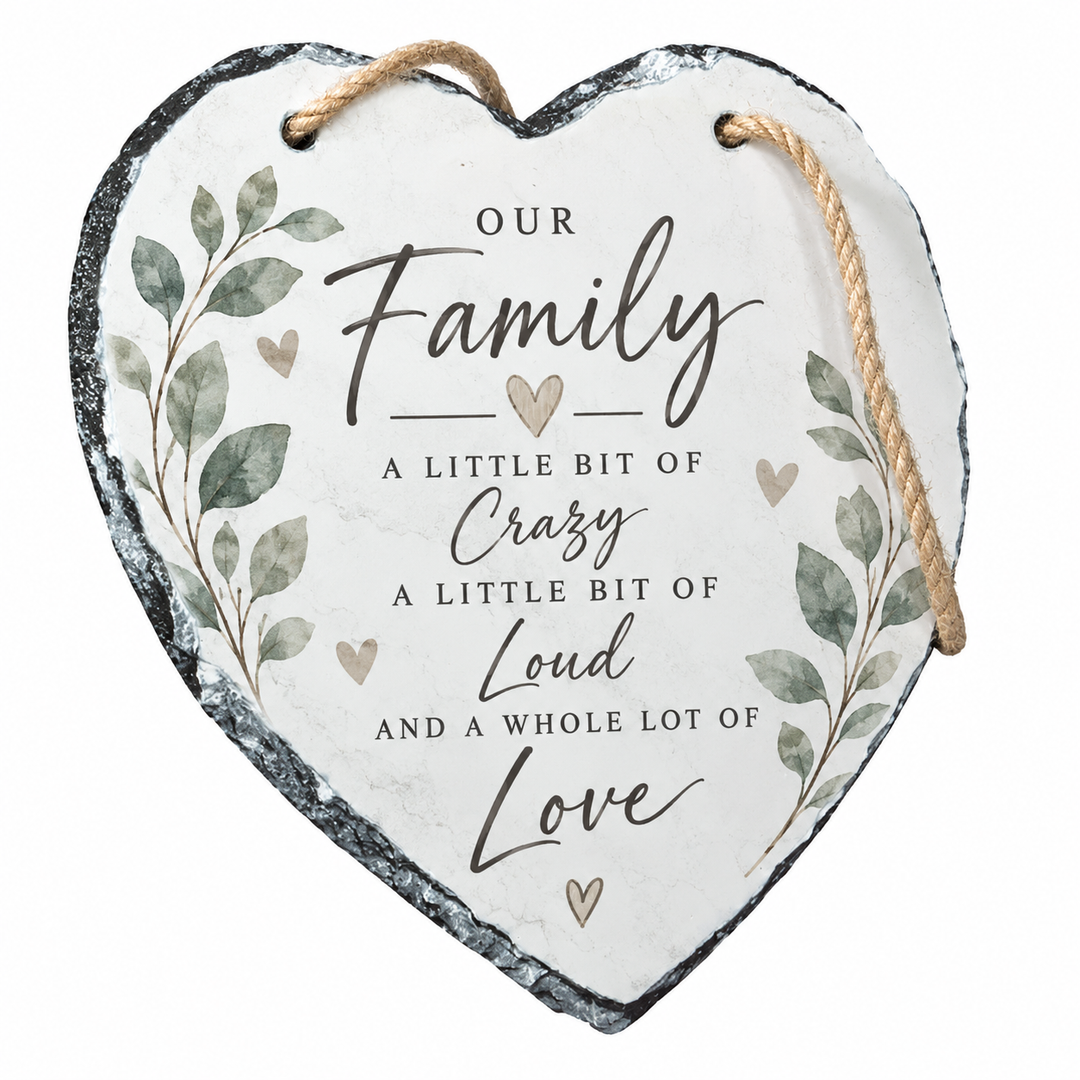 Heart Hanging Photo Slate