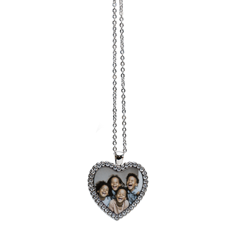 Sublimation Heart Necklace