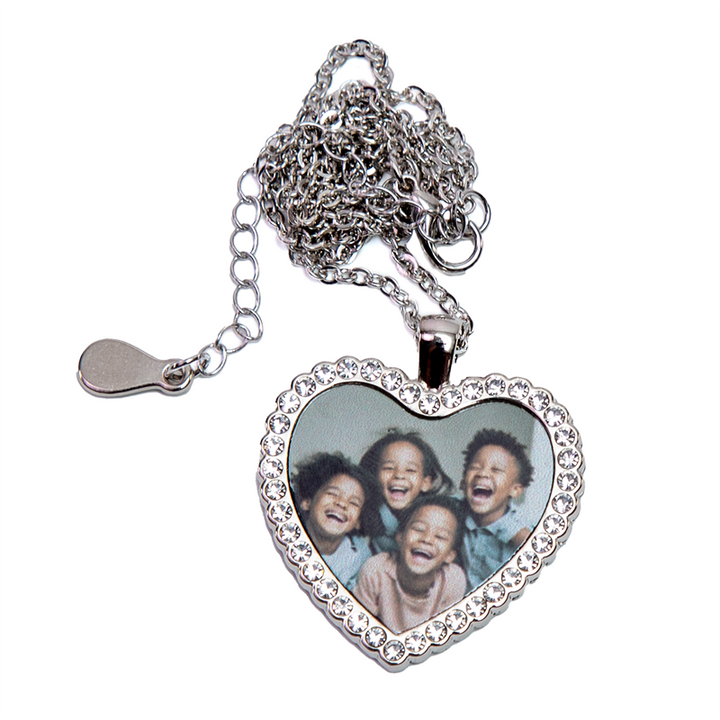 Sublimation Heart Necklace