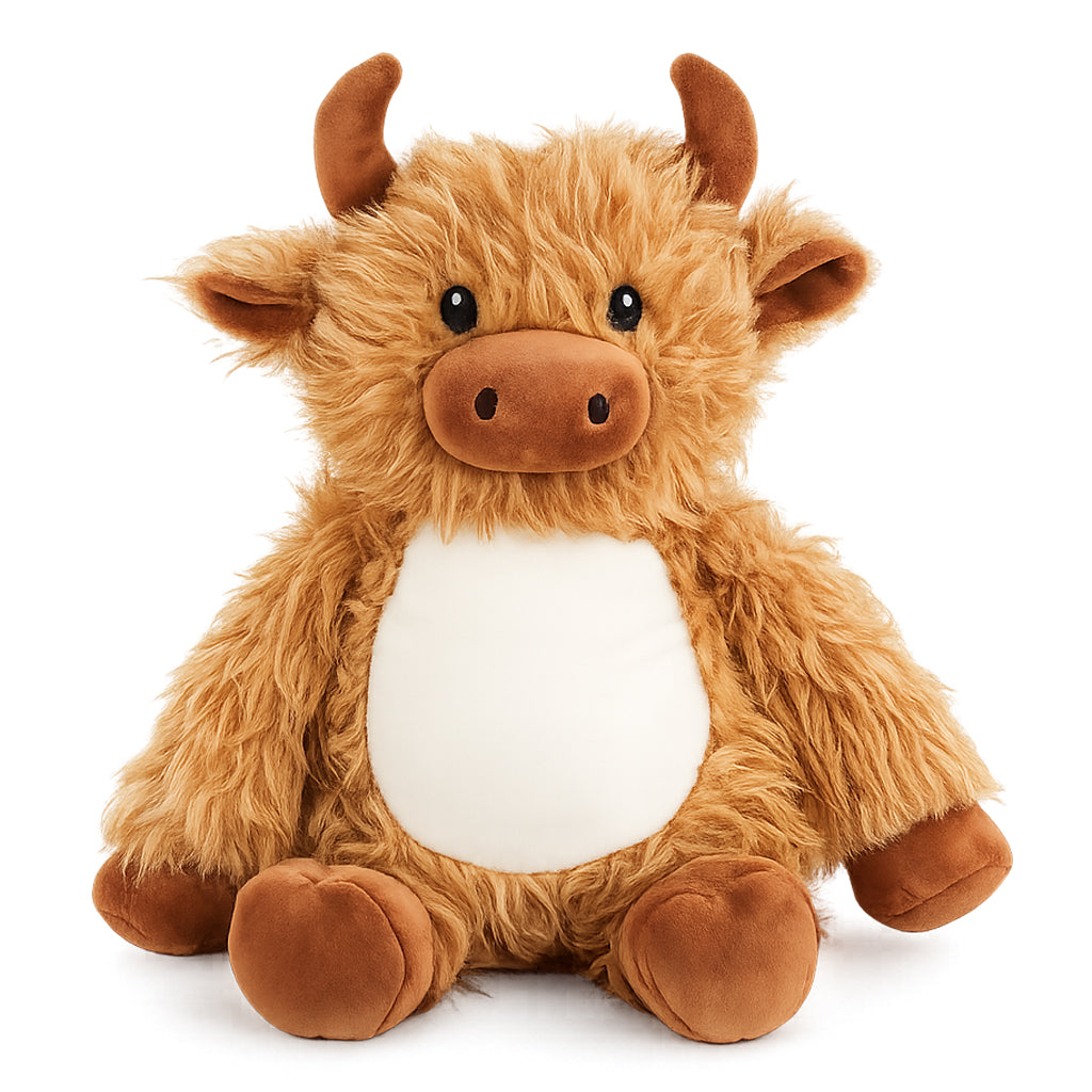 Sublimation Highland Cow Plush Toy