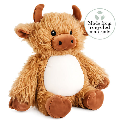 Sublimation Highland Cow Plush Toy