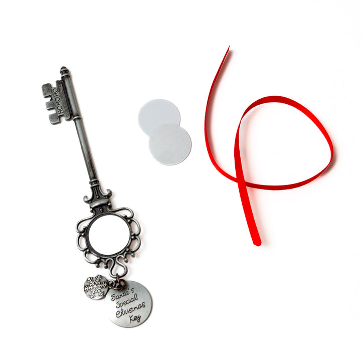 Christmas Santa Keys with Snowflakes