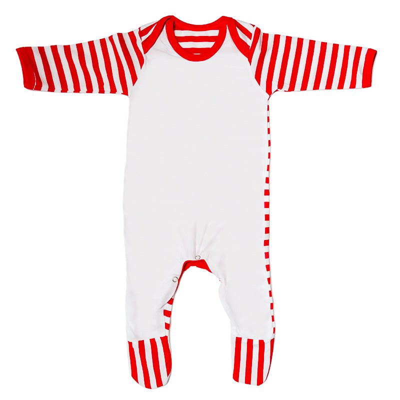 sublimation baby pyjamas, sublimation clothing, sublimation pyjamas, baby personalised sleepsuits, baby personalised grows, dye sublimation supplies, family christmas pyjamas, christmas pyjamas