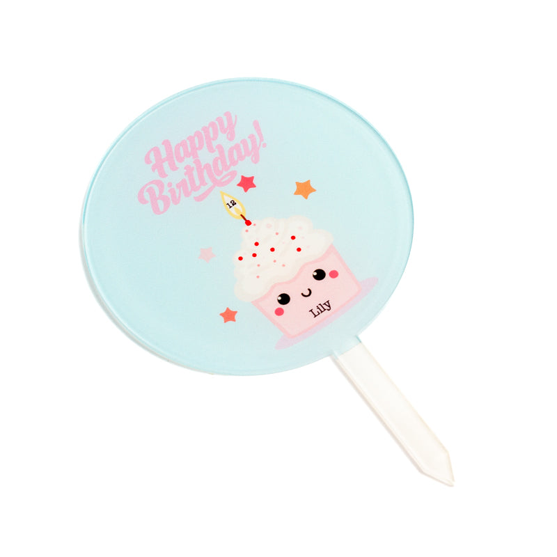Round Acrylic Sublimation Cake Toppers (Pack of 5)