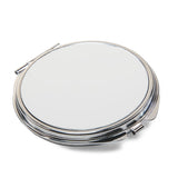 Round Sublimation Compact Mirror