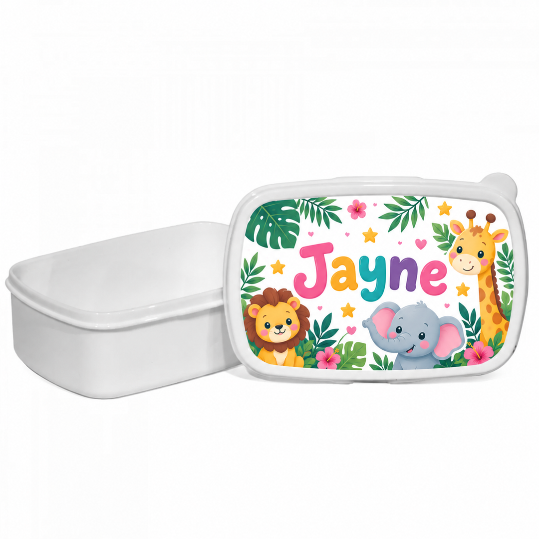 White Plastic Lunch Box