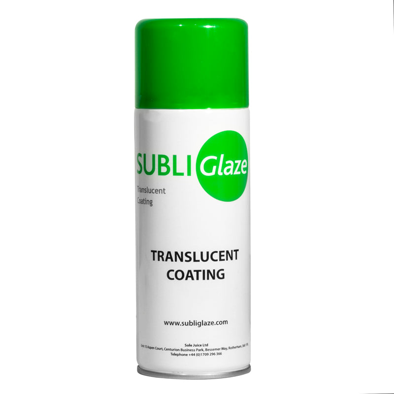Subli Glaze translucent white spray, sublimating coating, Subli Glaze sublimating coating, Subli Glaze spray, dye sublimation supplies