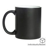 11oz Matte Black Colour Changing Mugs