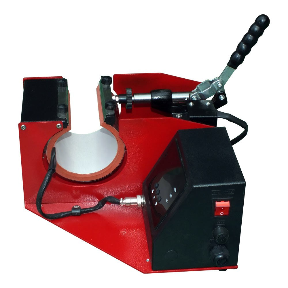 Manual mug press, sublimation mug press, mug heat press, heat transfer press