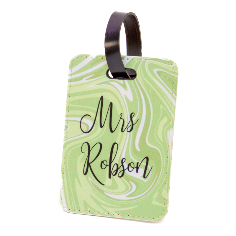 PU Leather Luggage Tag