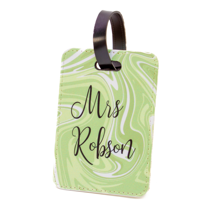 PU Leather Luggage Tag