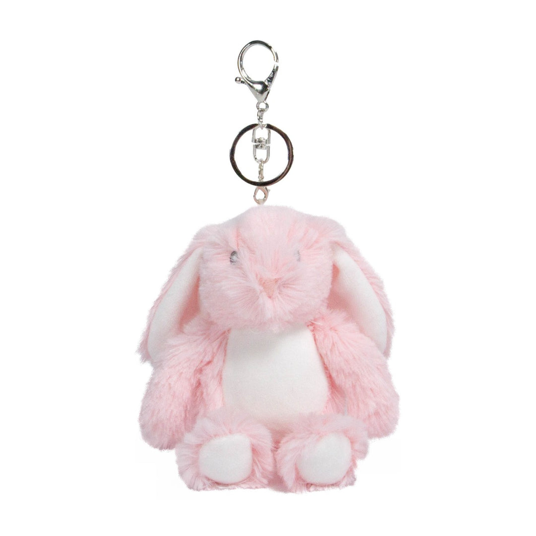 sublimation pink rabbit plush keyring, pink rabbit plush keyring, plush toys, printable rabbit plush keyrings, dye sublimation supplies, sublimation plush keyrings