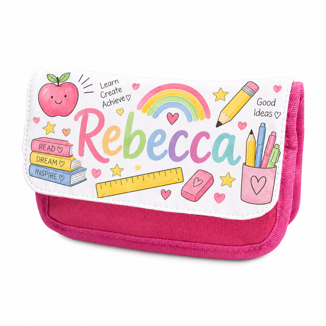 Sublimation Pencil Case / Make Up Bag Pink