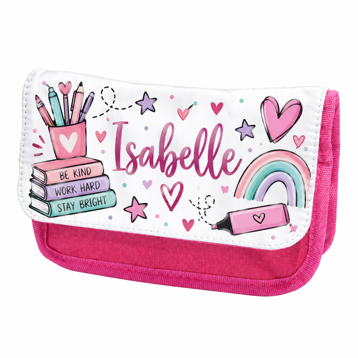 Sublimation Pencil Case / Make Up Bag Pink