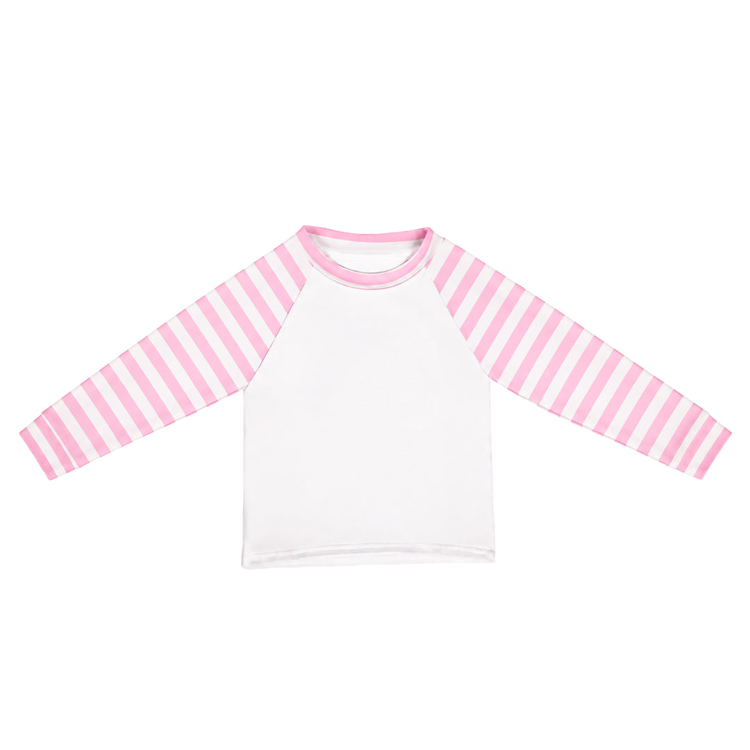 Pink Striped Children's Sublimation Pyjamas