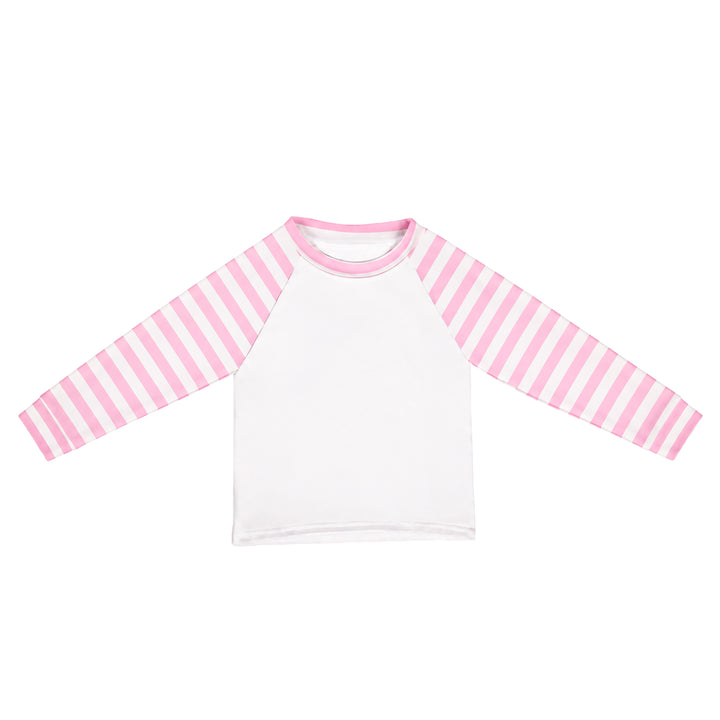 Pink Striped Children's Sublimation Pyjamas