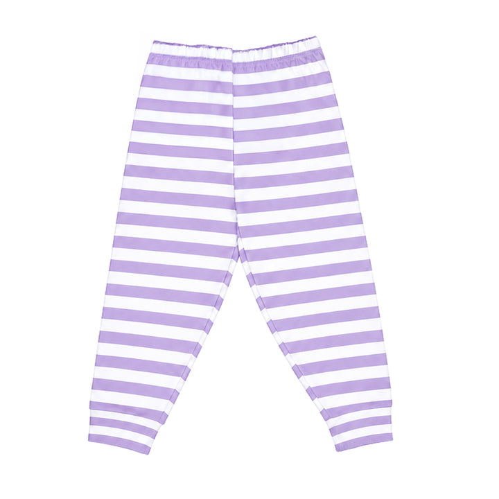 Purple Striped Children's Sublimation Pyjamas
