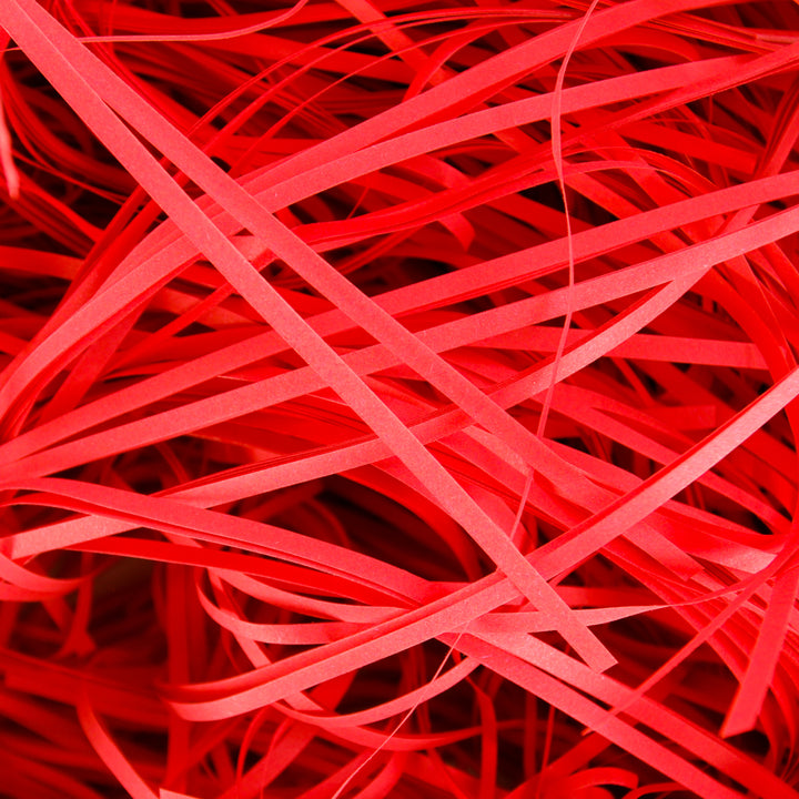 Red Shredded Paper