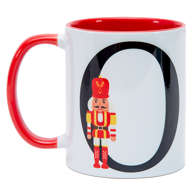 11oz Red Inner & Handle Sublimation Mug