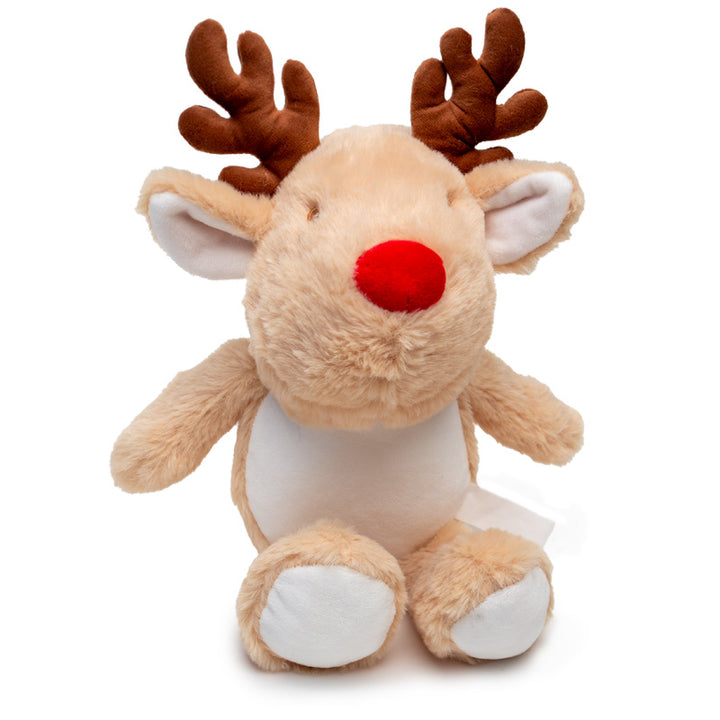 sublimation reindeer plush toys, plush toys, sublimation blanks, dye sublimation supplies