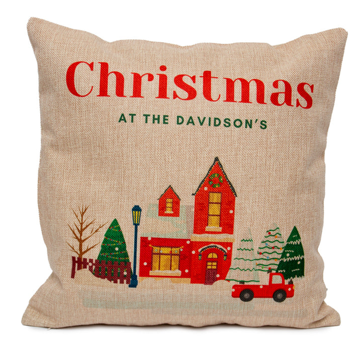 Sublimation Faux Burlap Cushion Cover