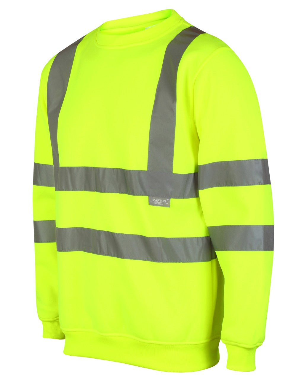 Hi-Vis Crew Neck Sweatshirts, dye sublimation clothing, sublimation workwear, sublimation clothing, sublimation hi-vis, hi-vis sweatshirts, sublimation  jumpers