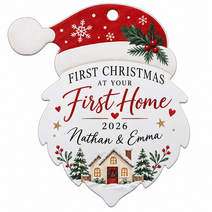 Sublimation Acrylic Decoration - Santa  (Pack of 10)