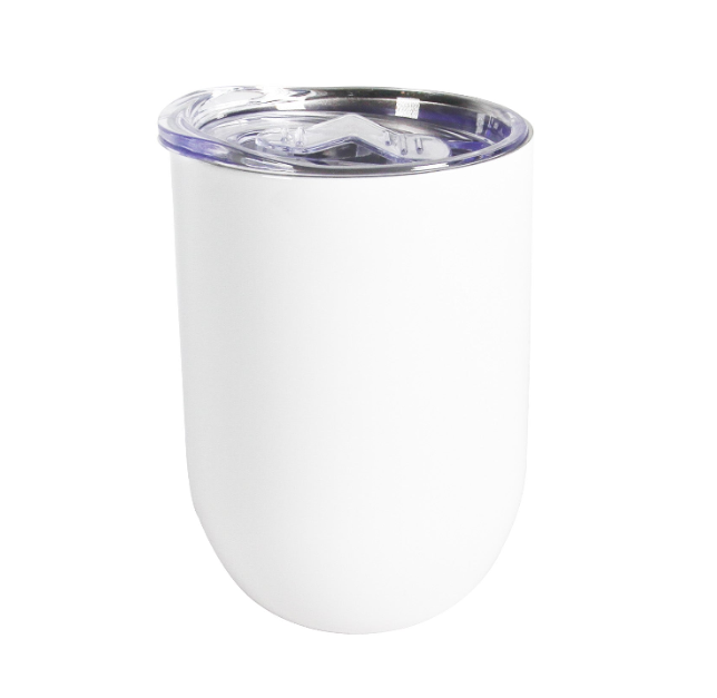 Stemless Wine Tumbler - White