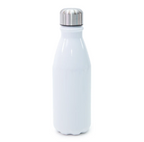 500ml White Aluminium Bowling Bottle