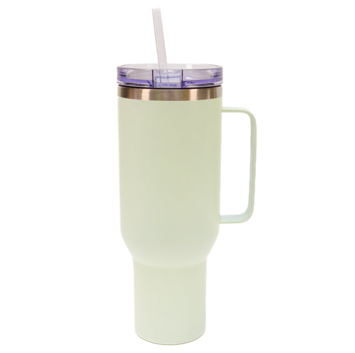 40oz Sublimation Tumbler - Metal Handle