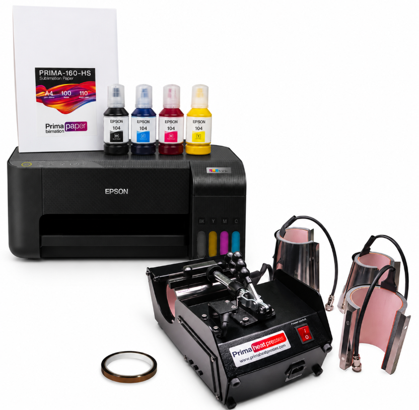 Multifunctional Mug Press 4 in 1 Starter Kit