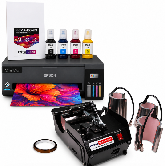 Multifunctional Mug Press 4 in 1 Starter Kit