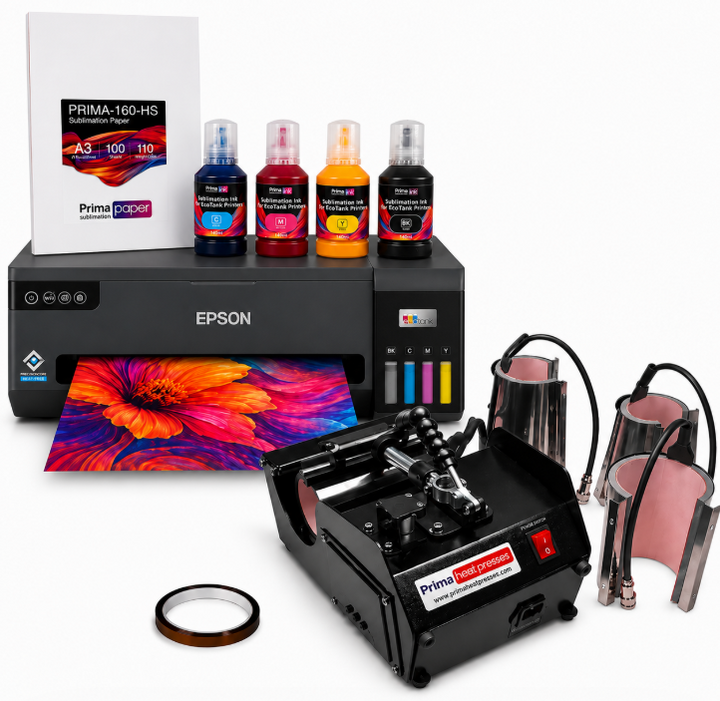 Multifunctional Mug Press 4 in 1 Starter Kit