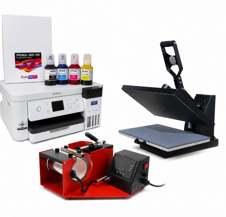 Auto/Manual Clam Heat Press 38 x 38cm Starter Kit