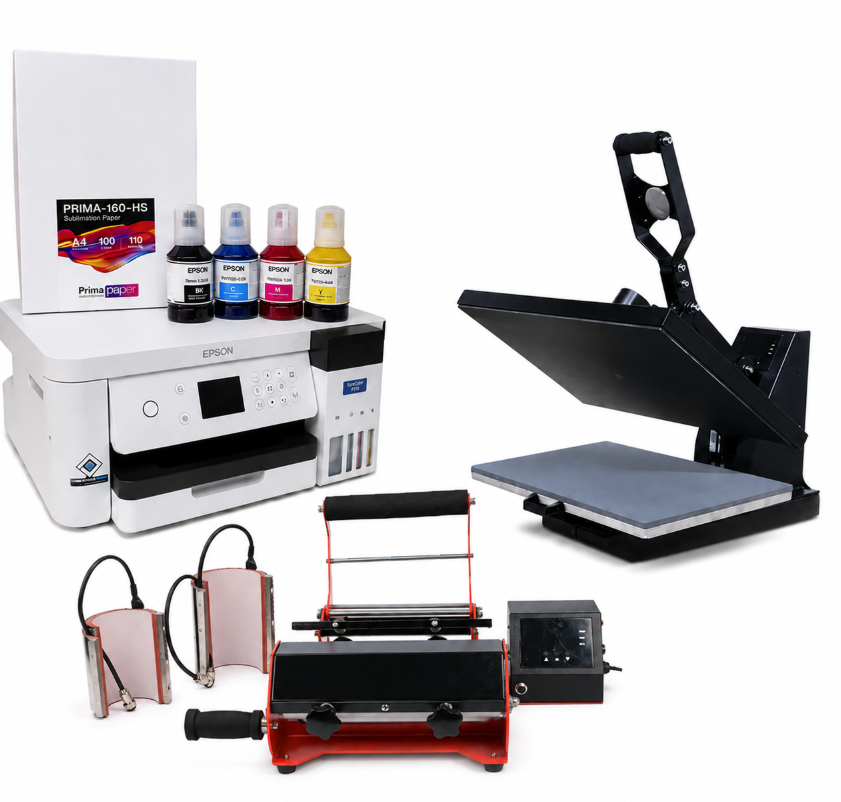 Auto/Manual Clam Heat Press 38 x 38cm Starter Kit
