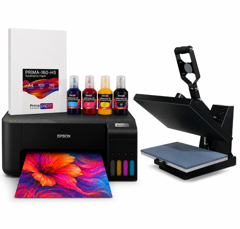 Auto/Manual Clam Heat Press 38 x 38cm Starter Kit