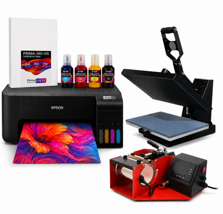 Auto/Manual Clam Heat Press 38 x 38cm Starter Kit