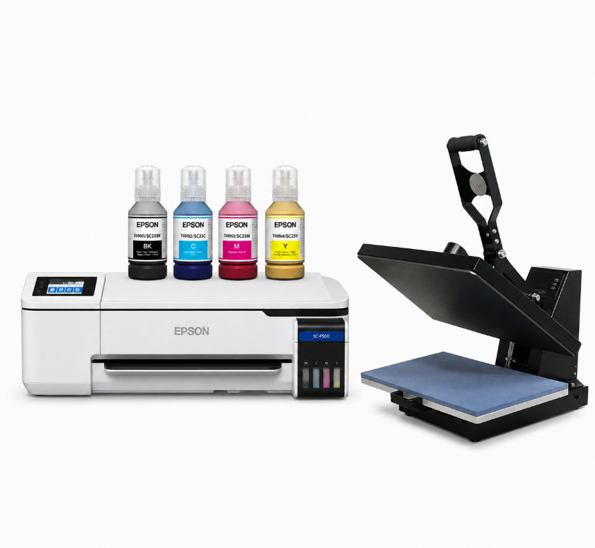 Auto/Manual Clam Heat Press 38 x 38cm Starter Kit