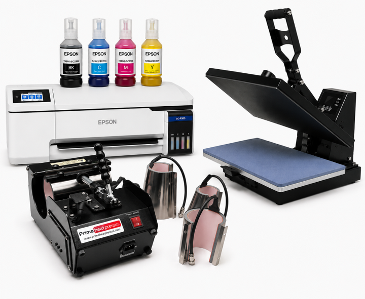 Auto/Manual Clam Heat Press 38 x 38cm Starter Kit